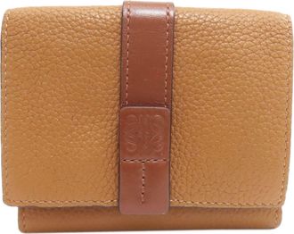 Loewe Brown Leather Wallet (Tri-Fold) (Pre-Owned)