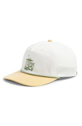 Swannies Caddy Snapback Baseball Cap in Gold at Nordstrom