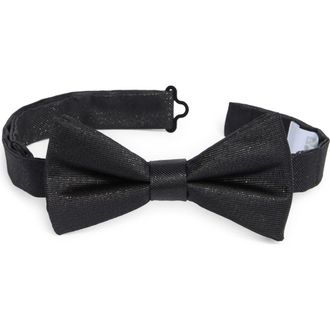 Nordstrom Rack Harrington Metallic Bow Tie in Black at Nordstrom Rack