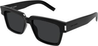 Saint Laurent Accessoires, unisex, Zwart, ONE Size, Nylon, SL 732 Vadim Zonnebril