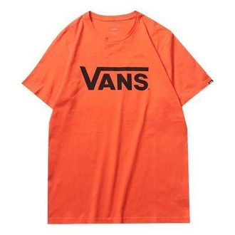Vans Classic Logo Printing Short Sleeve Couple Style VN0A4MM6TDY
