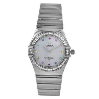 Omega 1475.79 Diamond White Dial Ladies Watch 1475.79