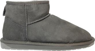 Emu Winterlaarzen - Dames - Winterlaarzen - Grijs - 37 EU - Leer - Schoenen