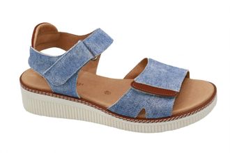 Eric Michael Womens Ariana Sandal In Blue