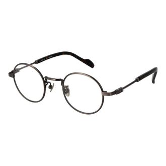 Yohji Yamamoto Accessoires, Dames, Zwart, ONE Size, Round Metal Optical Frame