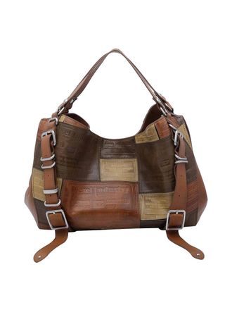 Diesel Brown Medium D-One Handbag