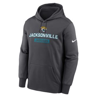 Nike Mens Jacksonville Jaguars Toss Sweep Mens Nike Therma NFL Pullover Hoodie in Grey | NKAQ06F9N-WQA