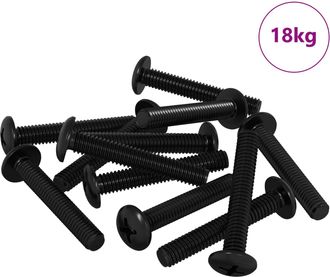 vidaXL Tornillo 2647 Uds. Plateado 5 X 30 Mm Hierro Vidaxl