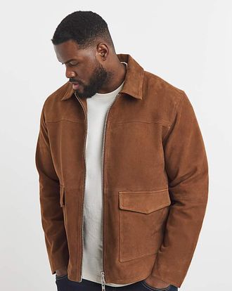 Jack & Jones Jack & Jones Premium 100% Suede Jacket