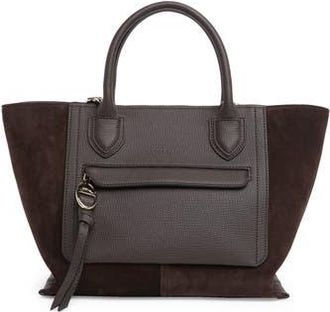 Longchamp Medium Convertible Tote Bag in Ebony at Nordstrom Rack