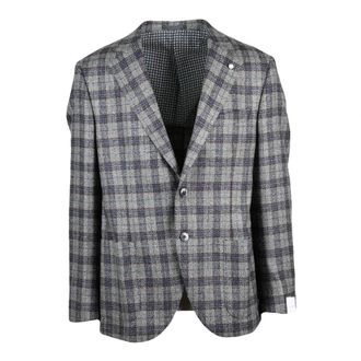 Luigi Bianchi Mantova Heren, Jassen, Groen, Maat: XL Wol