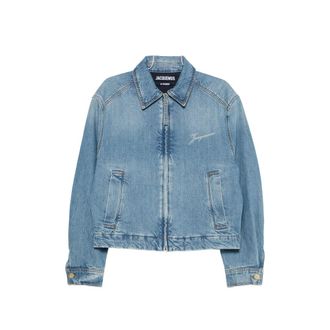 Jacquemus Logo-embroidered Denim Jacket