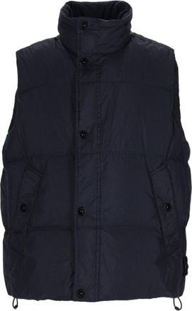 Stone Island Quilted Padded High-Collar Vest