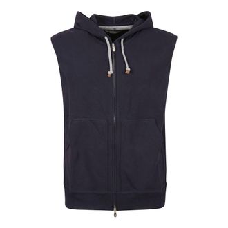 Brunello Cucinelli Hombre, Sudaderas, Azul, Talla: L