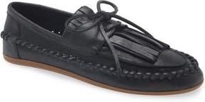 Steve Madden Samual Kiltie Loafer in Black Distressed at Nordstrom Rack, Size 9