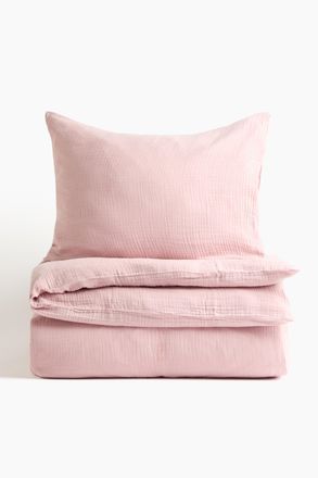 H&M Musselin-Bettw&auml;sche f&uuml;r Einzelbett - Pink