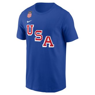 Nike Auston Matthews Nike Mens Short-Sleeve T-Shirt in Blue | M11332P313NAM-RYL