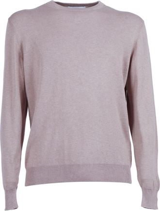 Ballantyne Silk Cotton Round Neck Sweater