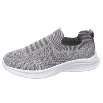 Generic Womens Slip On Sneakers Lightweight Casual Running Shoes Fashionable Design for Outdoor Everyday Use Women UK Womens Trainers Black Footwear
