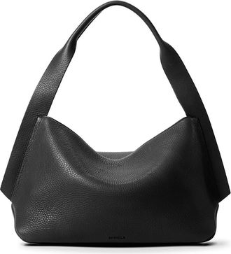 Shinola Medium Derby Leather Shoulder Bag in Black at Nordstrom