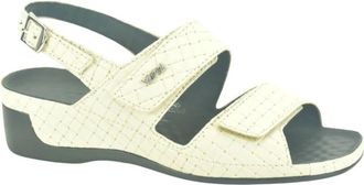 Vital Beige Gevlochten Sandaal - Dames - Sandalen - Beige - 41 EU - Schoenen