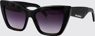 Karl Lagerfeld Occhiali da sole cat eye in acetato con design vintage