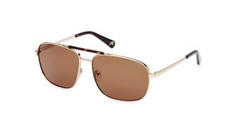 Guess GU5210 32E Mens Sunglasses Gold Size 62