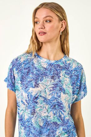 Roman Burnout Printed T-Shirt