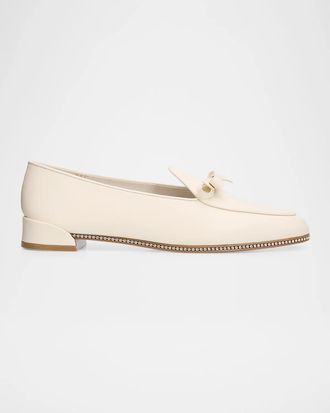 Christian Louboutin Mocastrass Leather Loafers