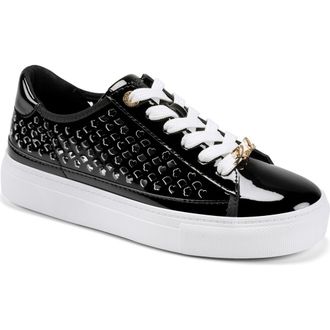 Karl Lagerfeld Caswell Platform Sneaker in Black at Nordstrom, Size 9.5