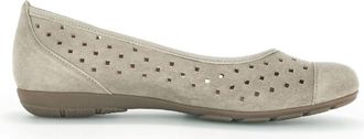 Gabor Comfort Ballerinas - Dames - Ballerinas - Grijs - 40 1/2 EU - Leer - Schoenen