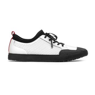 Kazar Schoenen, Heren, Wit, 43 EU, Leer, Heren off-white sneakers