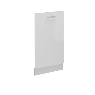 Vicco Tapa Del Lavavajillas R-line, Blanco Alto Brillo, 45 Cm Sin Encimera