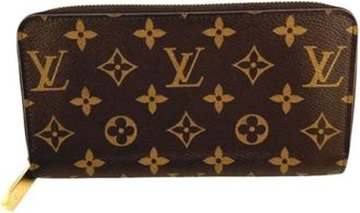 Louis Vuitton Pre-owned Wallets, female, Brown, Size: ONE SIZE Pre-owned Canvas Wallet