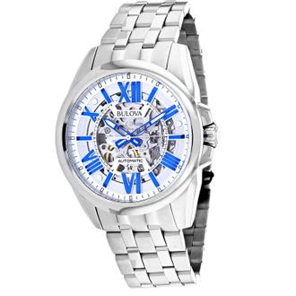 Bulova Mens White dial Watch
