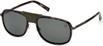 Timberland Aviator Zonnebril - Heren - Zonnebrillen - Bruin - 58 MM - Accessoires