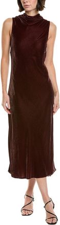 Bella Dahl Velvet Mock Neck Midi Dress