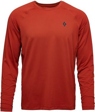 Black Diamond Alpenglow L/S Crew Longsleeve f&uuml;r Herren | rot