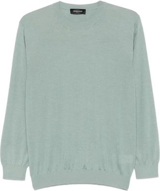 Fabiana Filippi Jersey - Dames - Cashmere truien - Groen - XS - Kasjmier - Truien & Vesten