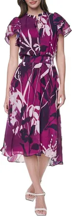 DKNY Dkny Fit & Flare Midi Dress