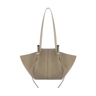 Yuzefi Tassen, unisex, Beige, ONE Size, Leer, Mochi Tote