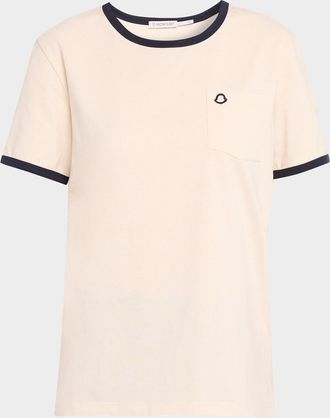 Moncler Short-Sleeve Ringer Tee