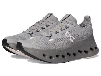 On Cloudsurfer Max Womens Running Shoes Alloy/Asphalt : 6.5 M, Synthetic