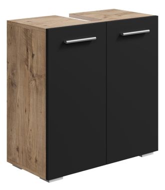Badplaats Mueble Bajo Lavabo Jupiter 60 X 30 X 60 Cm - Roble Casta&ntilde;o Con N