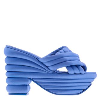 Ferragamo Rey Sculptural Platform Sandals, Size 7 C