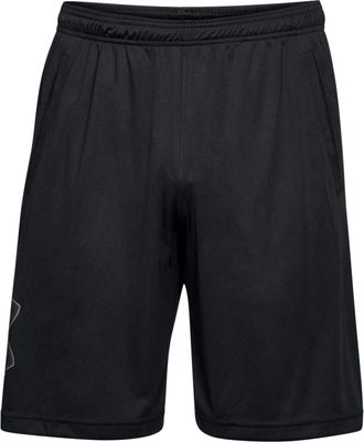 Under Armour Heren-Tech Shorts (Zwart/Licht Grafiet)
