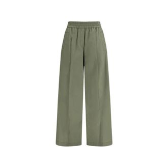 Brunello Cucinelli Mujer, Pantalones, Verde, Talla: S