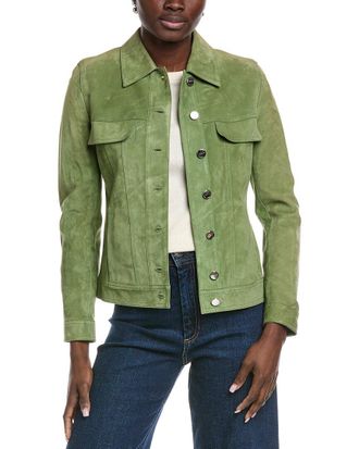 Akris Gemini Suede Shirt