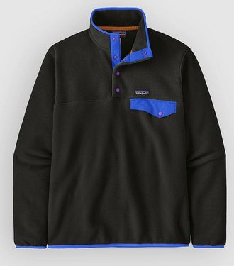 Patagonia LW Synch Snap-T Half-Zip Felpa in Pile nero