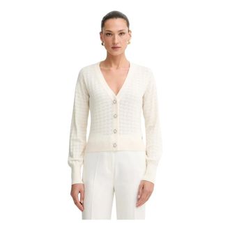 Guess Nina Cardigan - Dames - Truien - Beige - Maat: M Viscose